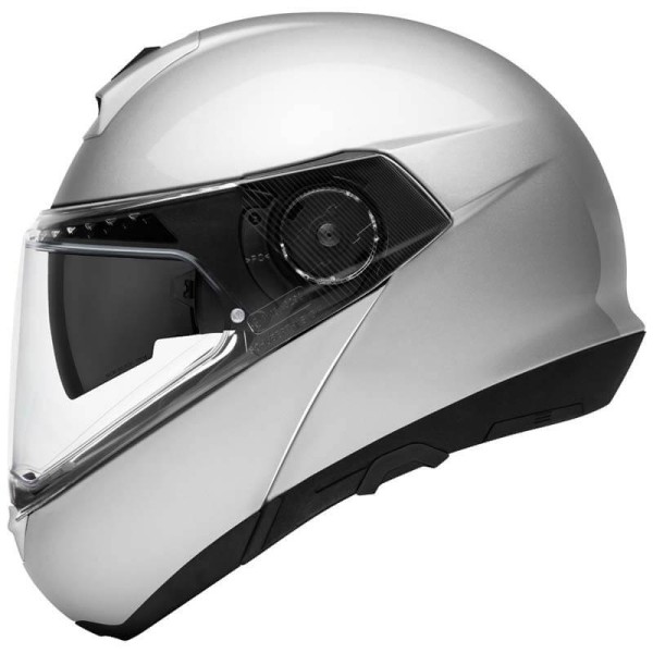 Schuberth C4 Pro flip-up helmet silver