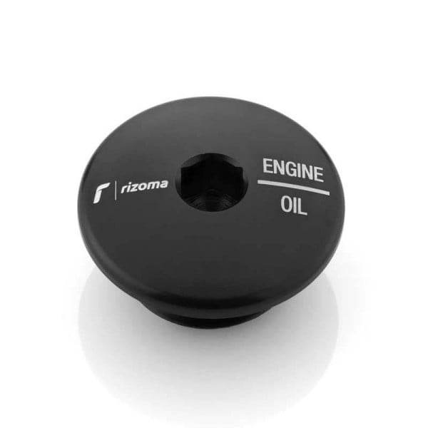 Rizoma engine oil filler cap black for Triumph