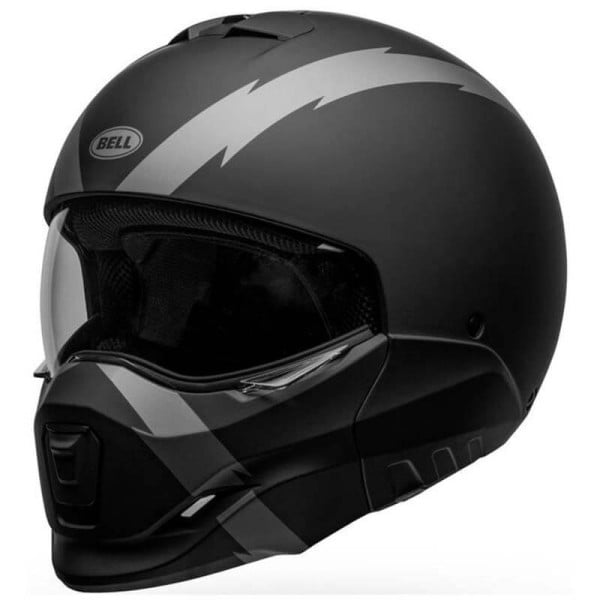 Bell Broozer Arc matte black motorrad helm