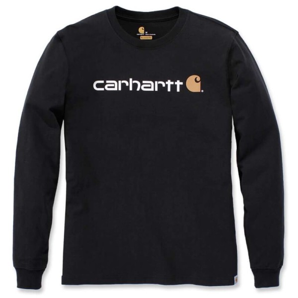 Camiseta Carhartt Signature Graphic Core Logo negra