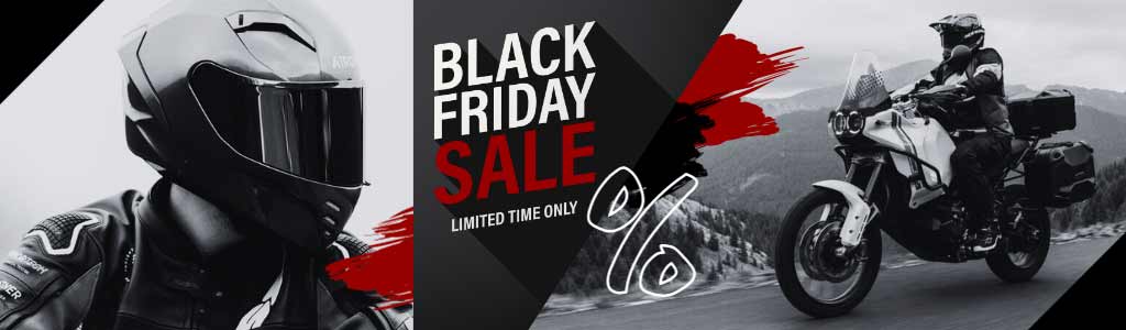 Black Friday Sale motorcycle helmets, motorcycle clothing and accessories