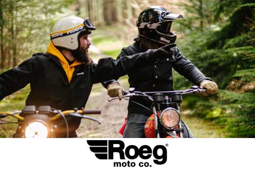 Roeg Moto e Co, vêtements café racer et casques de moto