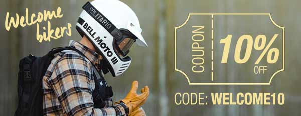Rabattcode auf Motorradbekleidung und Zubehör
