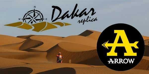 Revolutionize your Maxi Enduro with Arrow's Dakar Replica Line